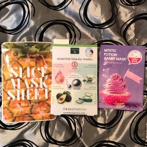 Lot of 7 face masks total.